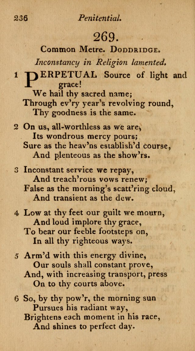 The Philadelphia Hymn Book; or, a selection of sacred poetry, consisting of psalms and hymns from Watts...and others, adapted to public and private devotion page 269