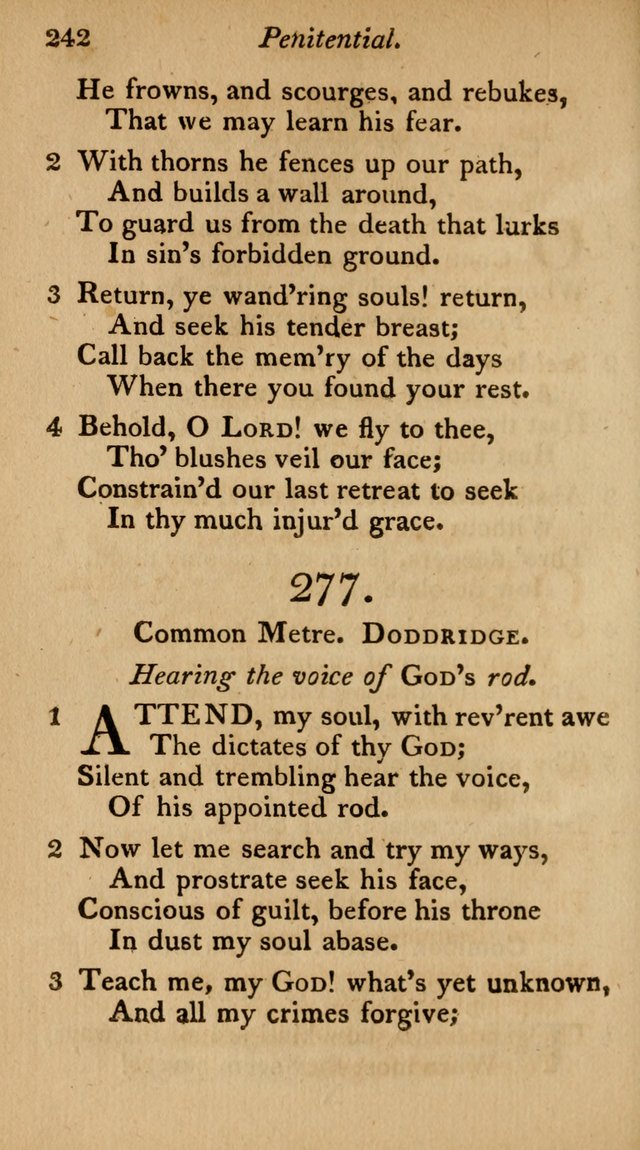 The Philadelphia Hymn Book; or, a selection of sacred poetry, consisting of psalms and hymns from Watts...and others, adapted to public and private devotion page 275