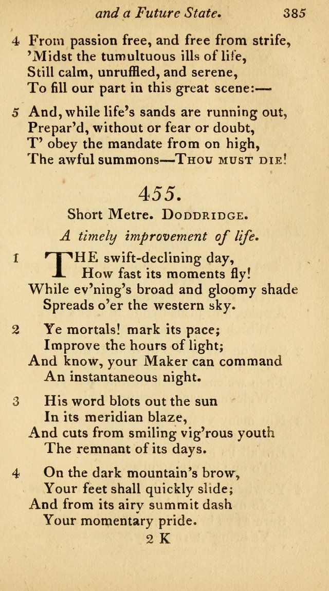 The Philadelphia Hymn Book; or, a selection of sacred poetry, consisting of psalms and hymns from Watts...and others, adapted to public and private devotion page 418