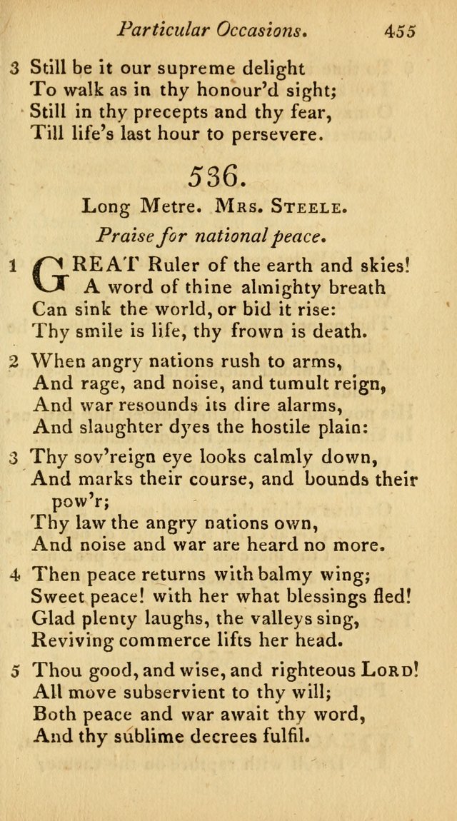 The Philadelphia Hymn Book; or, a selection of sacred poetry, consisting of psalms and hymns from Watts...and others, adapted to public and private devotion page 488