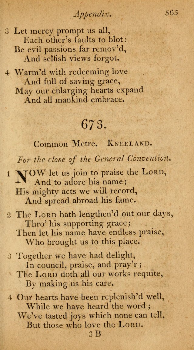 The Philadelphia Hymn Book; or, a selection of sacred poetry, consisting of psalms and hymns from Watts...and others, adapted to public and private devotion page 598