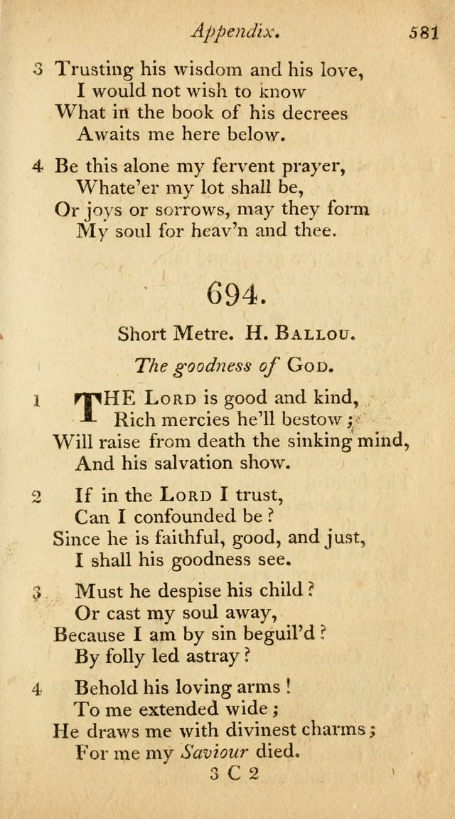 The Philadelphia Hymn Book; or, a selection of sacred poetry, consisting of psalms and hymns from Watts...and others, adapted to public and private devotion page 614