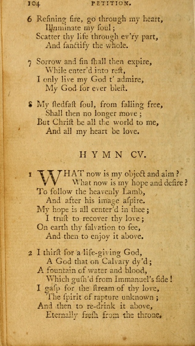 A Pocket hymn book, designed as a constant companion for the pious: collected from various authors page 111