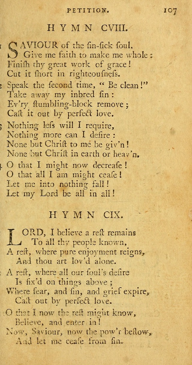 A Pocket hymn book, designed as a constant companion for the pious: collected from various authors page 114