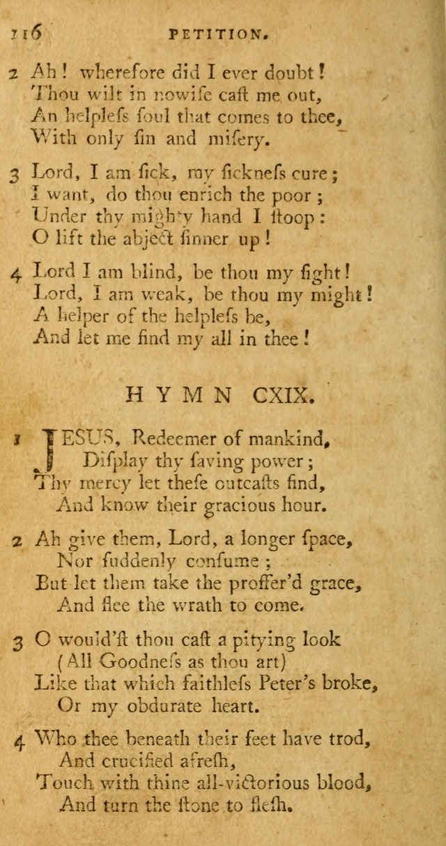 A Pocket hymn book, designed as a constant companion for the pious: collected from various authors page 123