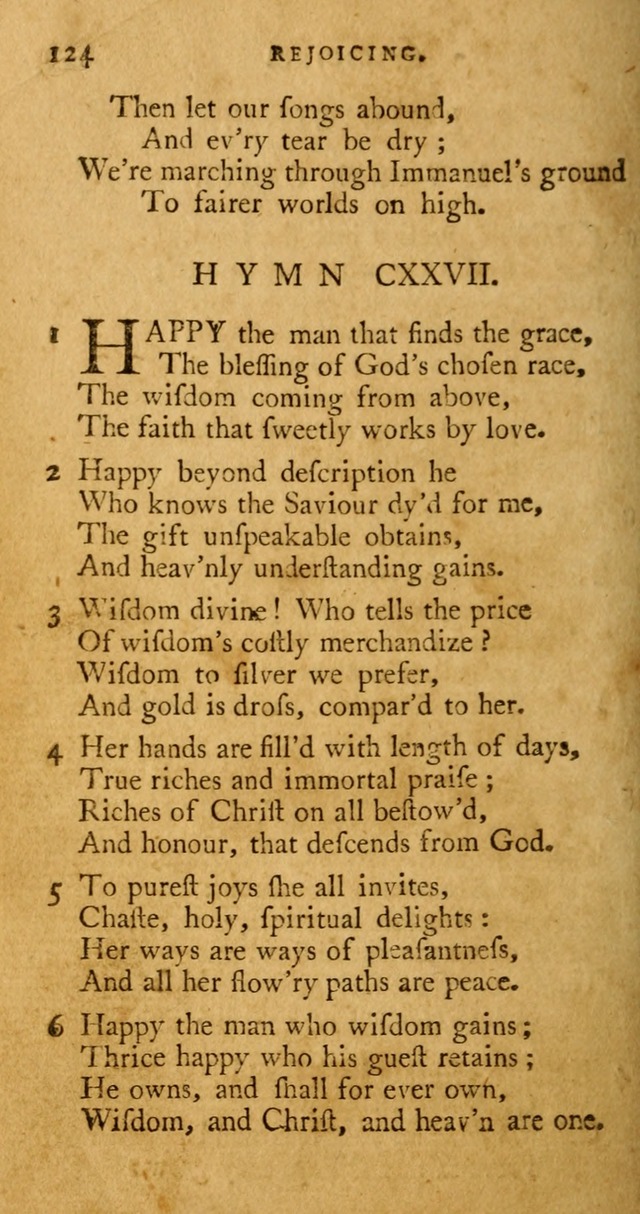 A Pocket hymn book, designed as a constant companion for the pious: collected from various authors page 131