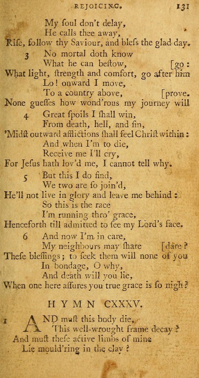 A Pocket hymn book, designed as a constant companion for the pious: collected from various authors page 138