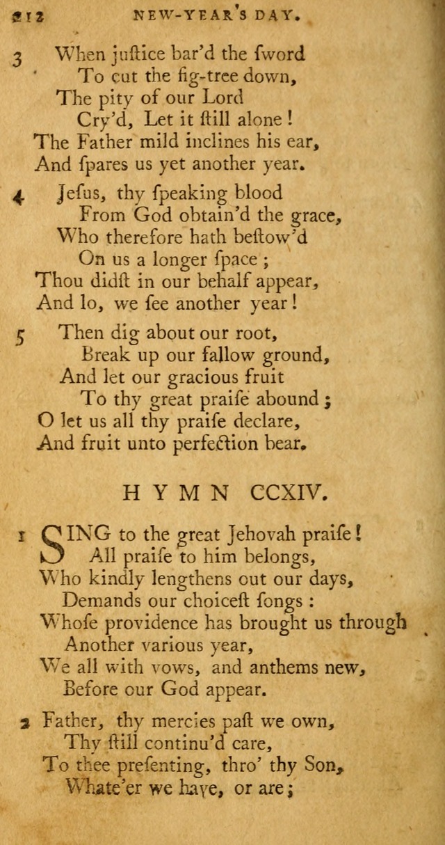 A Pocket hymn book, designed as a constant companion for the pious: collected from various authors page 219