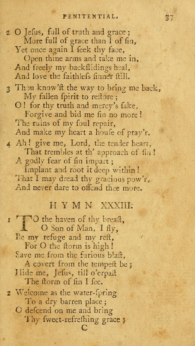 A Pocket hymn book, designed as a constant companion for the pious: collected from various authors page 44