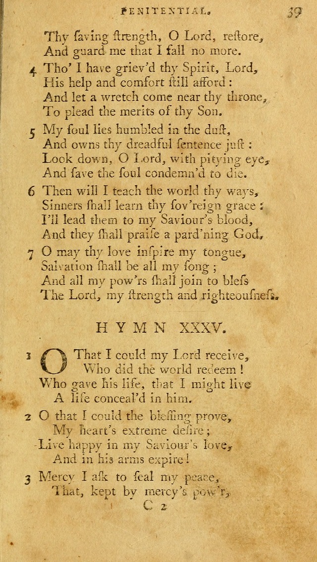 A Pocket hymn book, designed as a constant companion for the pious: collected from various authors page 46