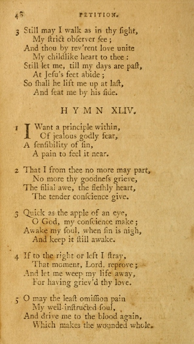 A Pocket hymn book, designed as a constant companion for the pious: collected from various authors page 55