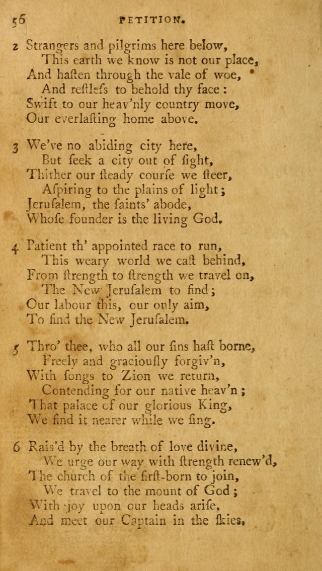 A Pocket hymn book, designed as a constant companion for the pious: collected from various authors page 63