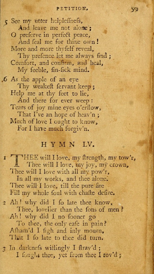 A Pocket hymn book, designed as a constant companion for the pious: collected from various authors page 66