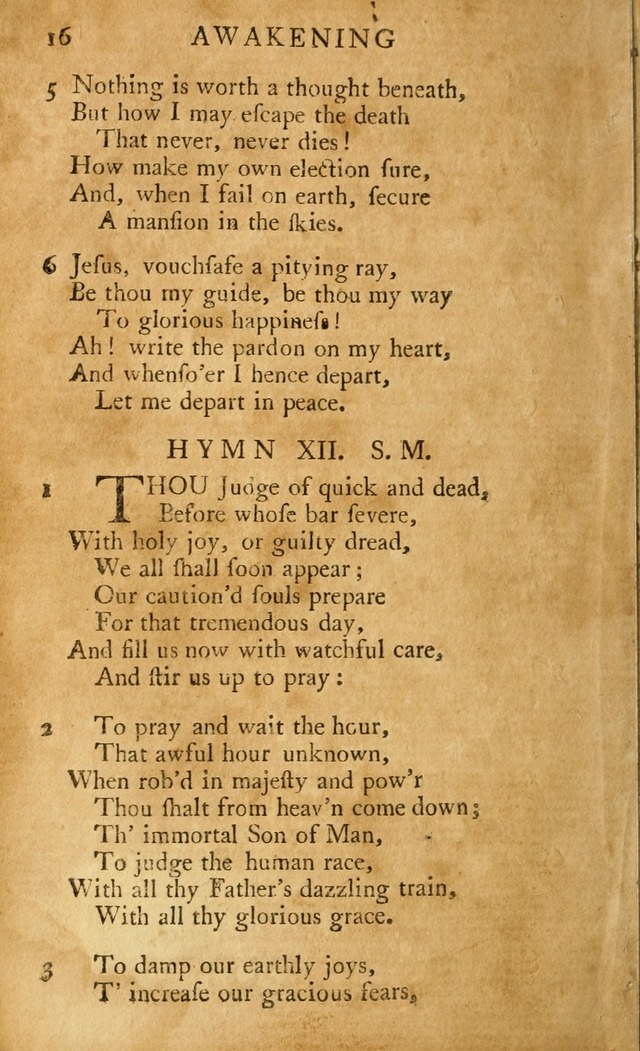 A Pocket hymn-book, designed as a constant companion for the pious: collected from various authors (11th ed.) page 16