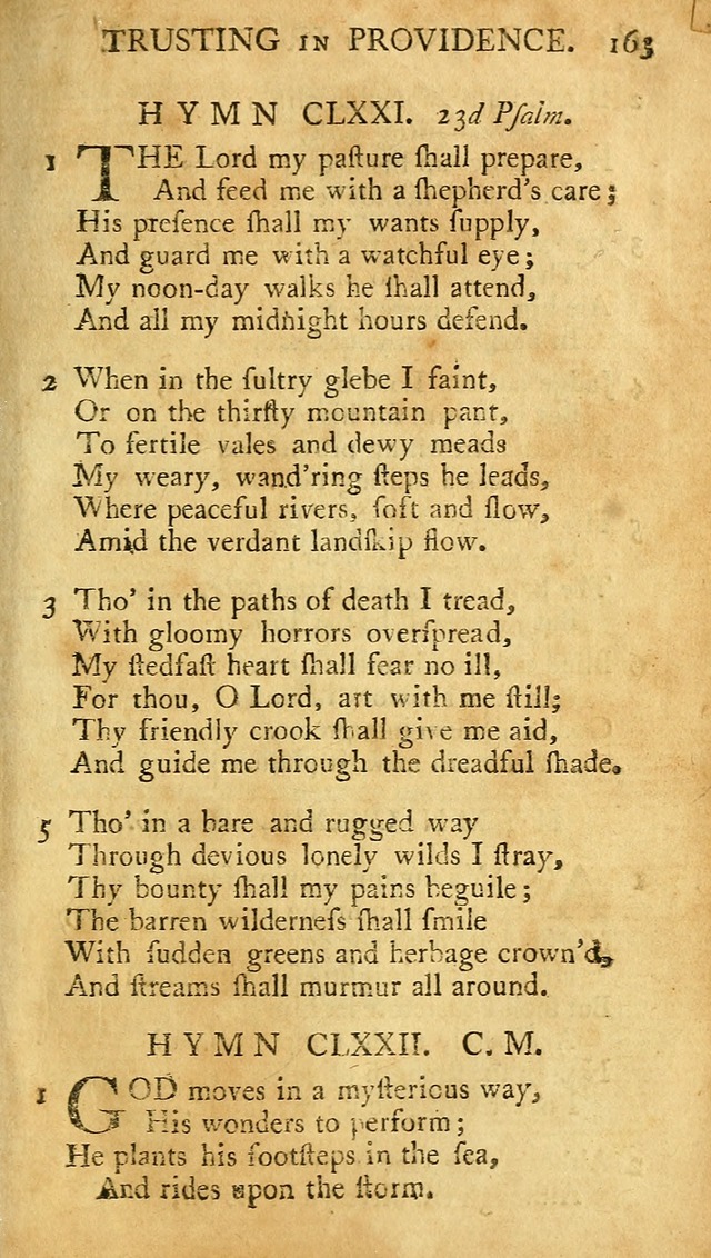 A Pocket hymn-book, designed as a constant companion for the pious: collected from various authors (11th ed.) page 163