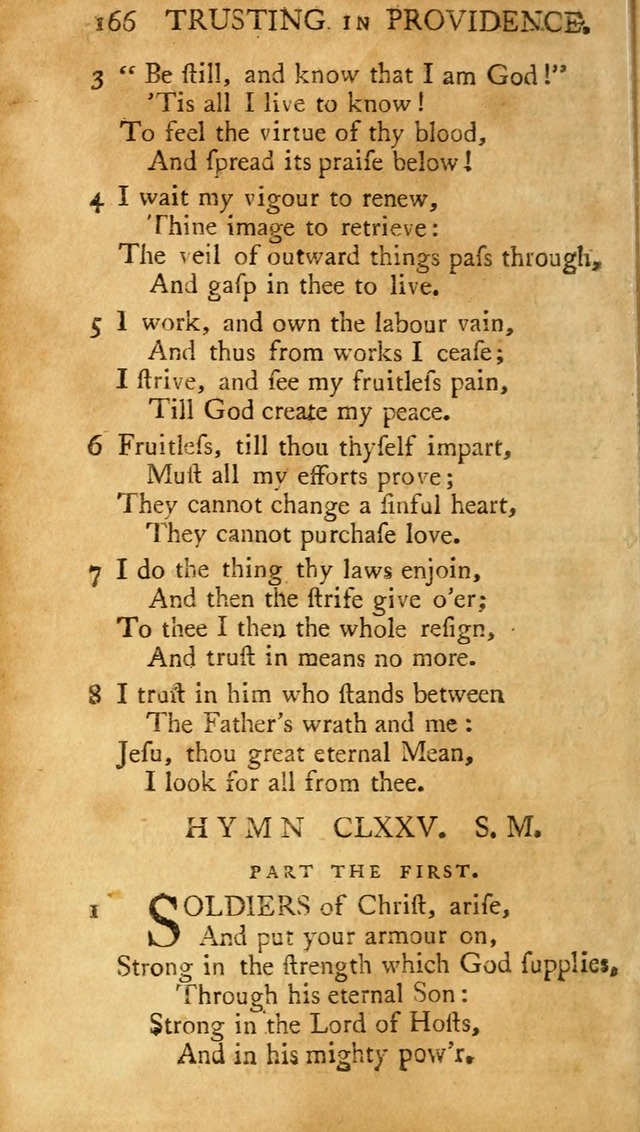 A Pocket hymn-book, designed as a constant companion for the pious: collected from various authors (11th ed.) page 166