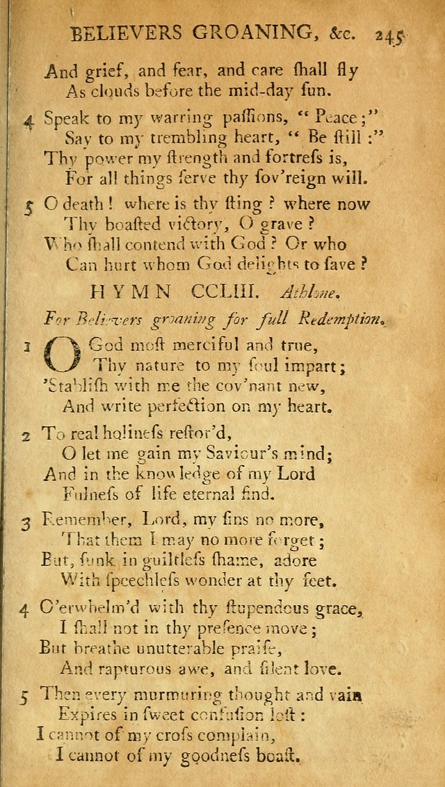 A Pocket hymn-book, designed as a constant companion for the pious: collected from various authors (11th ed.) page 245