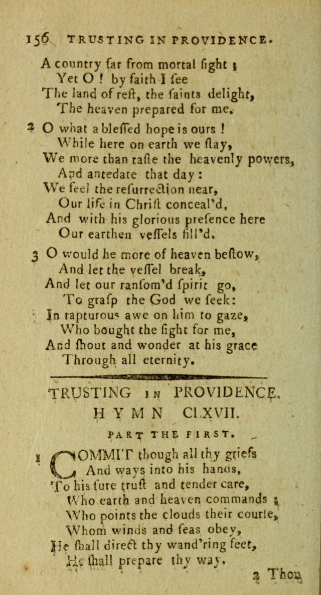 A Pocket Hymn Book: designed as a constant companion for the pious, collected from various authors (9th ed.) page 156