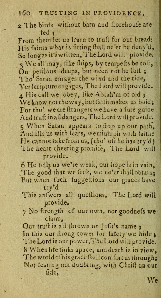 A Pocket Hymn Book: designed as a constant companion for the pious, collected from various authors (9th ed.) page 160