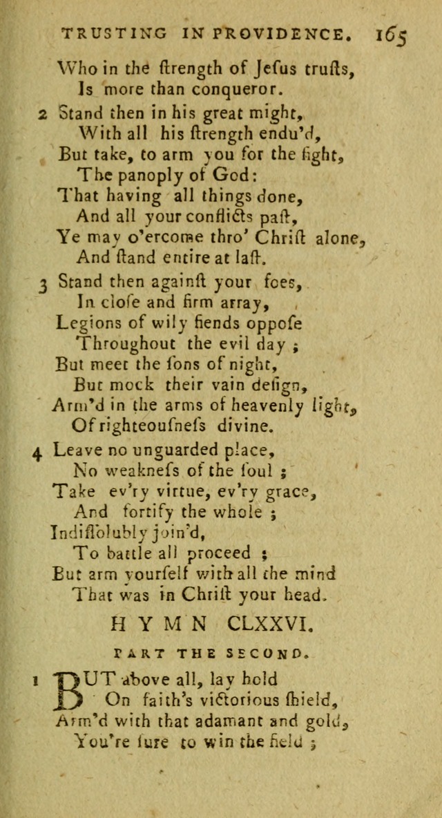 A Pocket Hymn Book: designed as a constant companion for the pious, collected from various authors (9th ed.) page 165