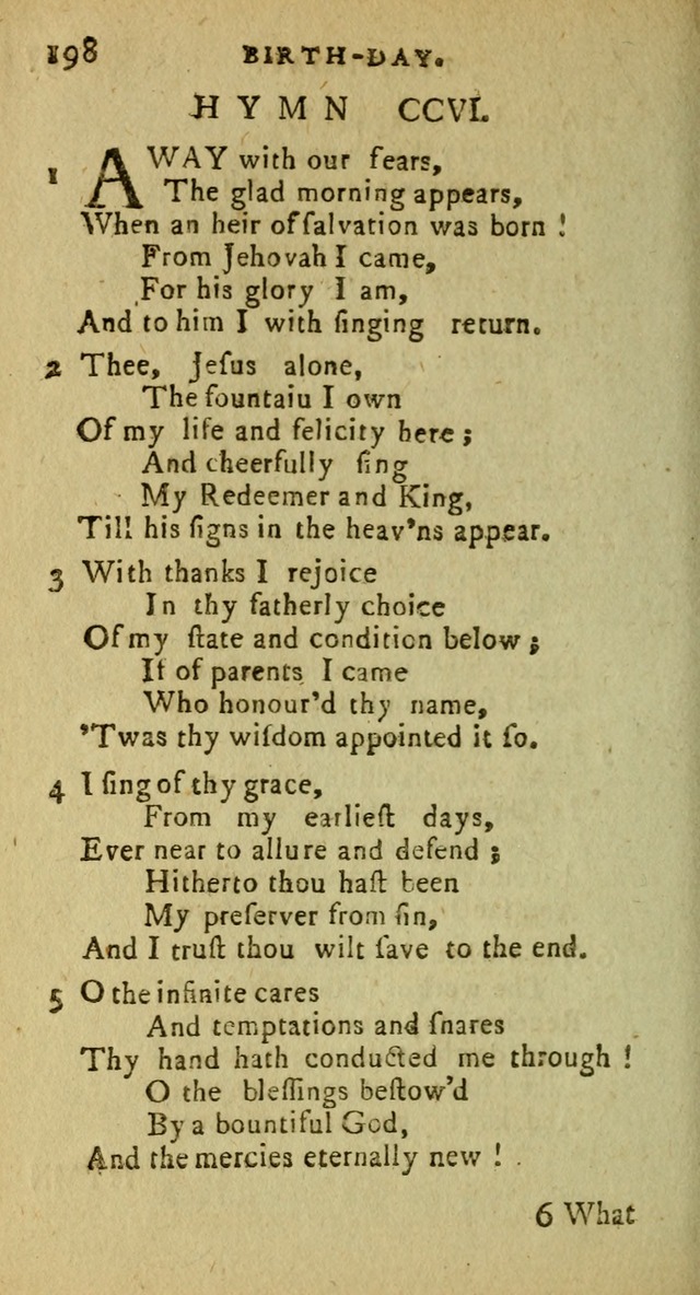 A Pocket Hymn Book: designed as a constant companion for the pious, collected from various authors (9th ed.) page 198