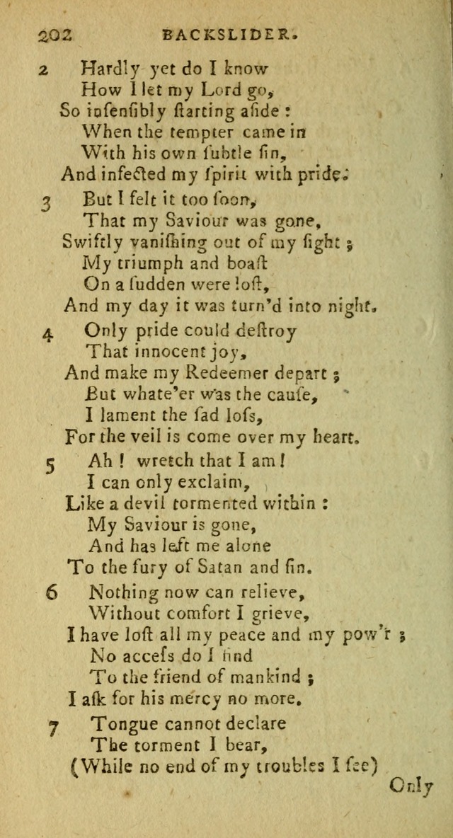 A Pocket Hymn Book: designed as a constant companion for the pious, collected from various authors (9th ed.) page 202