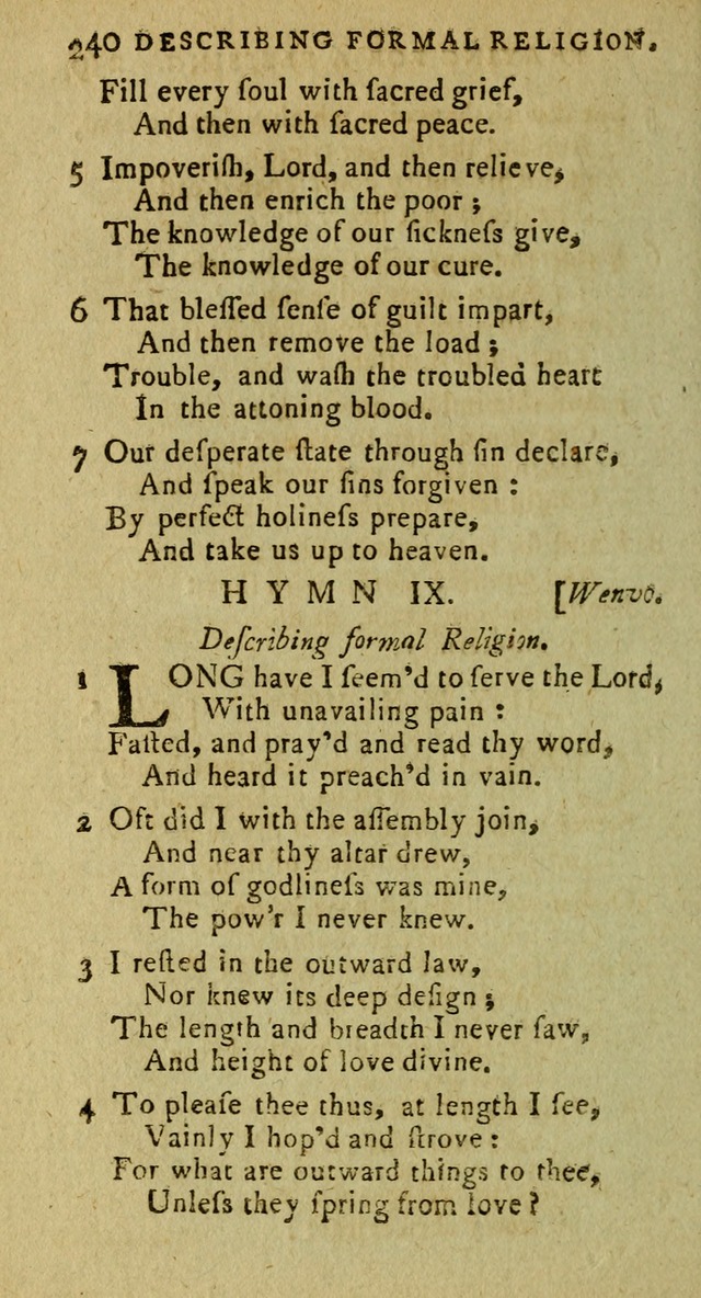 A Pocket Hymn Book: designed as a constant companion for the pious, collected from various authors (9th ed.) page 240