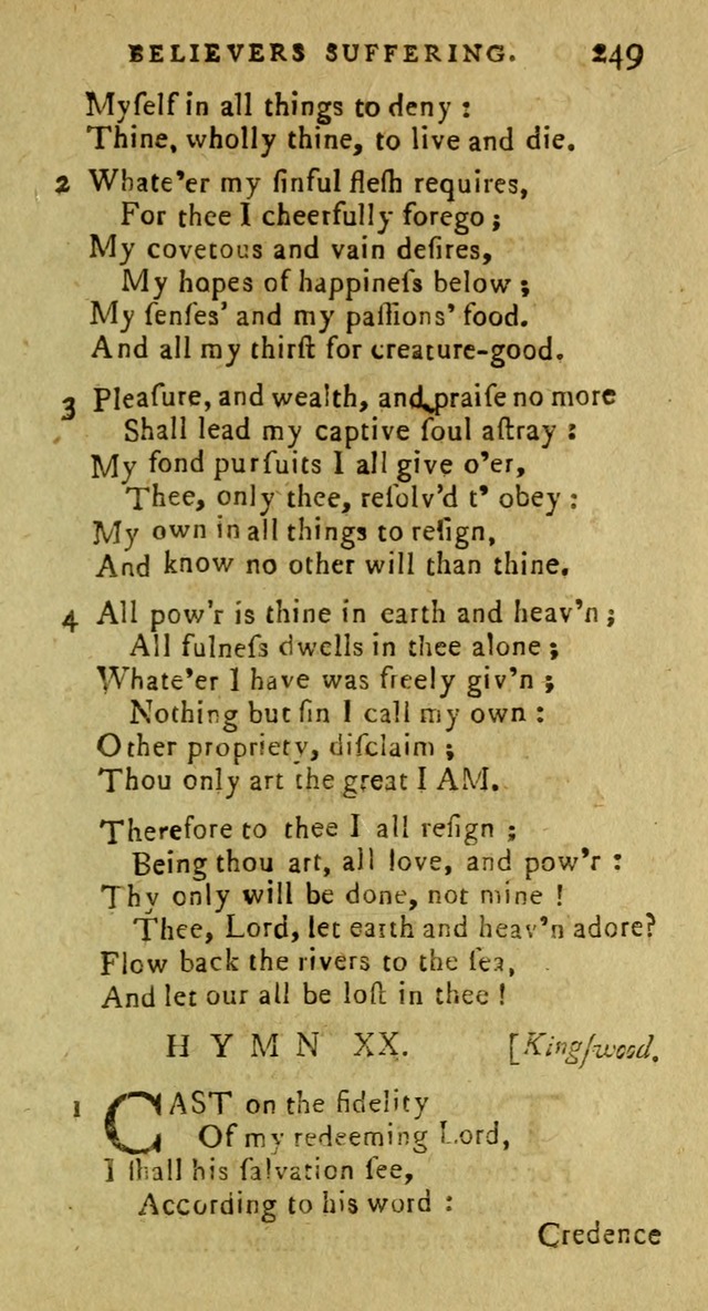 A Pocket Hymn Book: designed as a constant companion for the pious, collected from various authors (9th ed.) page 249