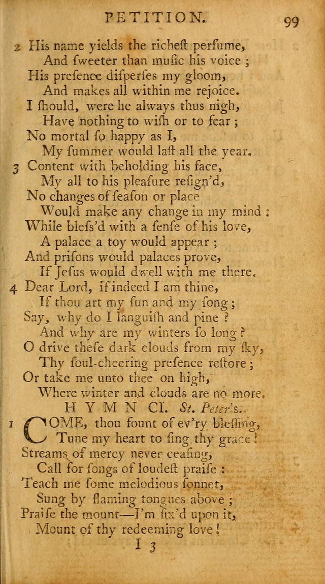 A Pocket Hymn-book: designed as a constant companion for the pious, collected from various authors (18th ed.) page 101