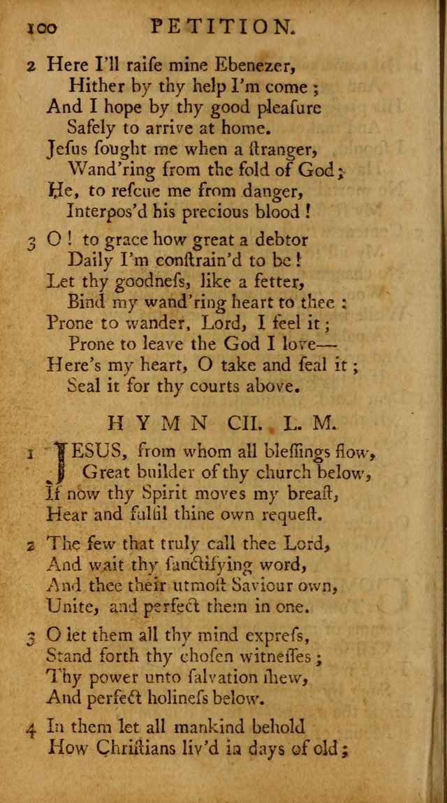 A Pocket Hymn-book: designed as a constant companion for the pious, collected from various authors (18th ed.) page 102