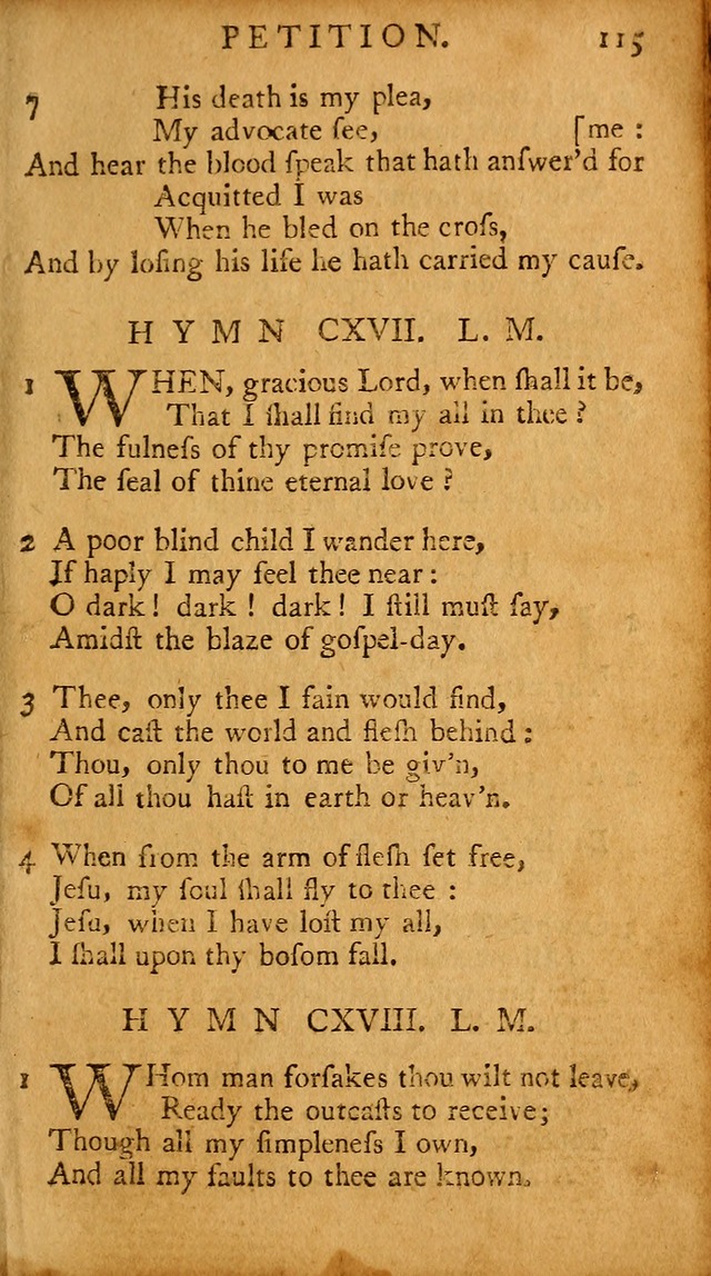 A Pocket Hymn-book: designed as a constant companion for the pious, collected from various authors (18th ed.) page 117