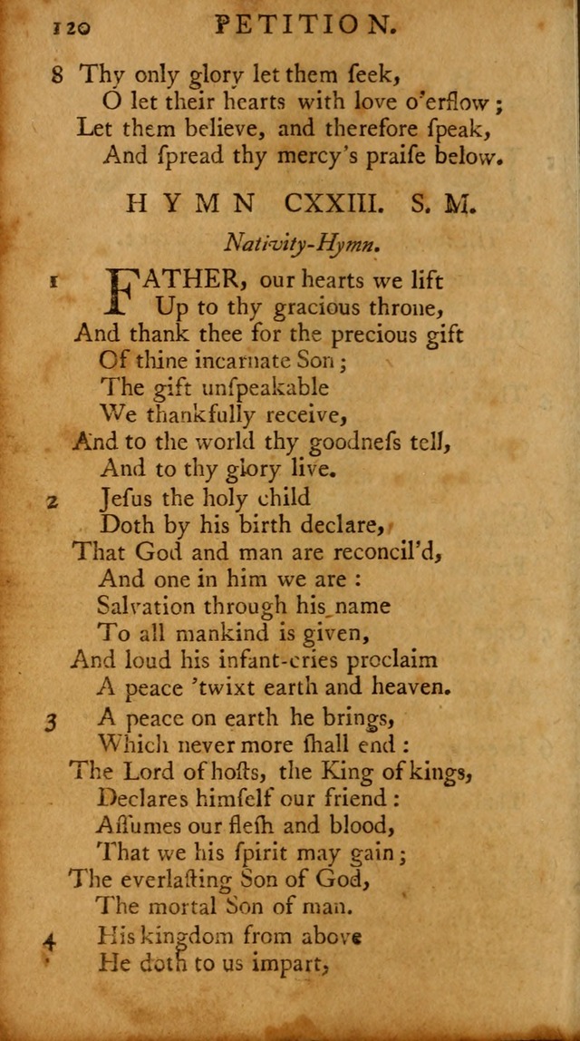 A Pocket Hymn-book: designed as a constant companion for the pious, collected from various authors (18th ed.) page 122