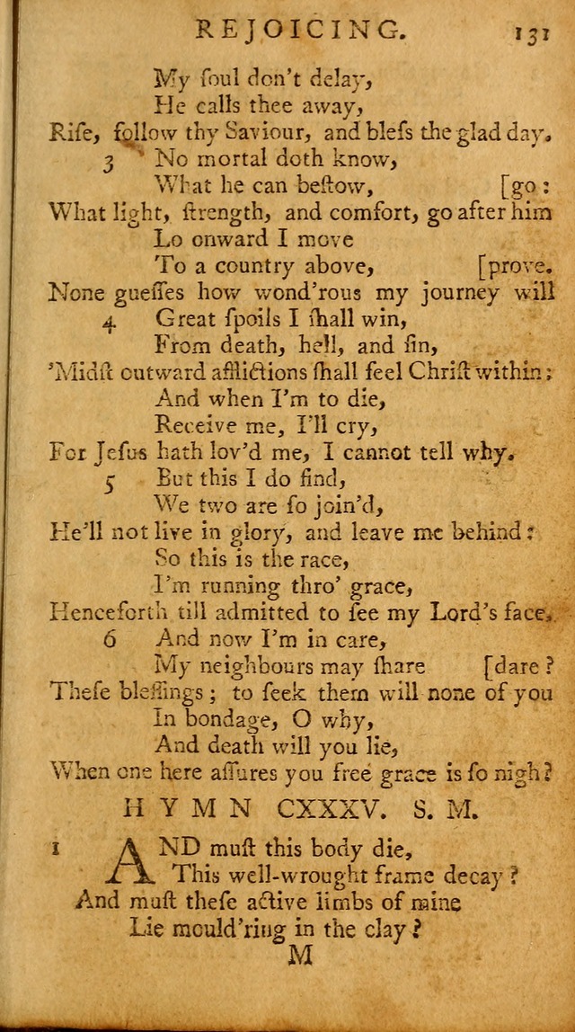 A Pocket Hymn-book: designed as a constant companion for the pious, collected from various authors (18th ed.) page 125