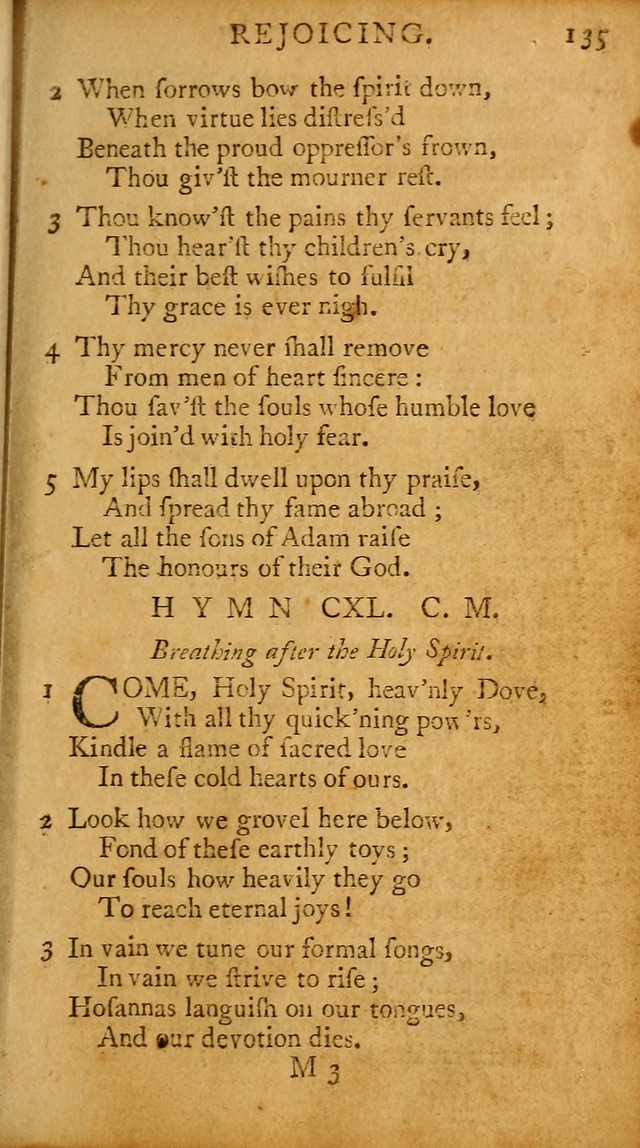 A Pocket Hymn-book: designed as a constant companion for the pious, collected from various authors (18th ed.) page 129