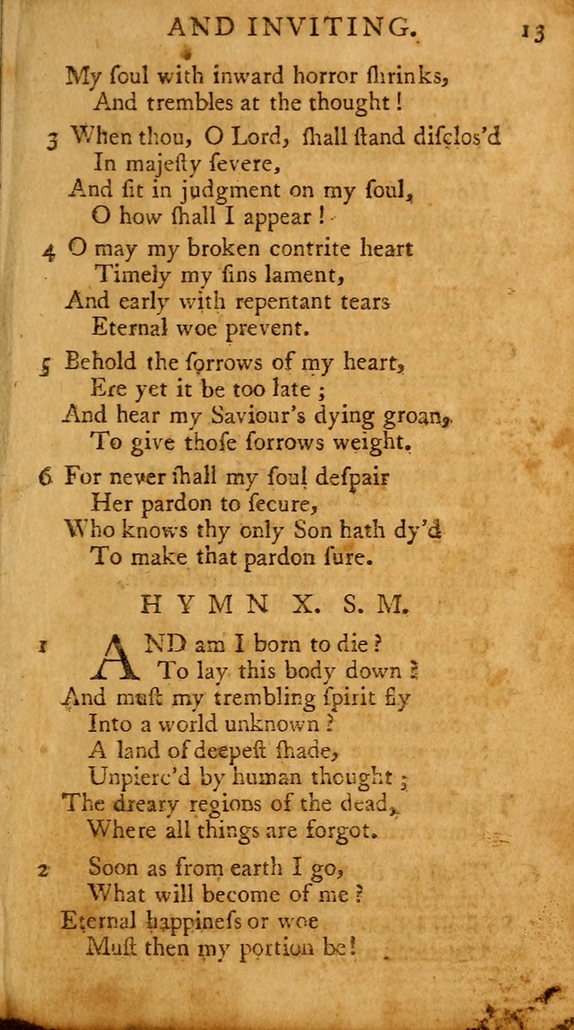 A Pocket Hymn-book: designed as a constant companion for the pious, collected from various authors (18th ed.) page 15