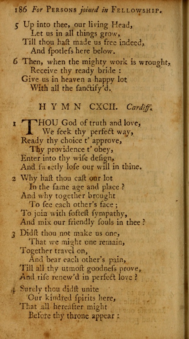 A Pocket Hymn-book: designed as a constant companion for the pious, collected from various authors (18th ed.) page 180