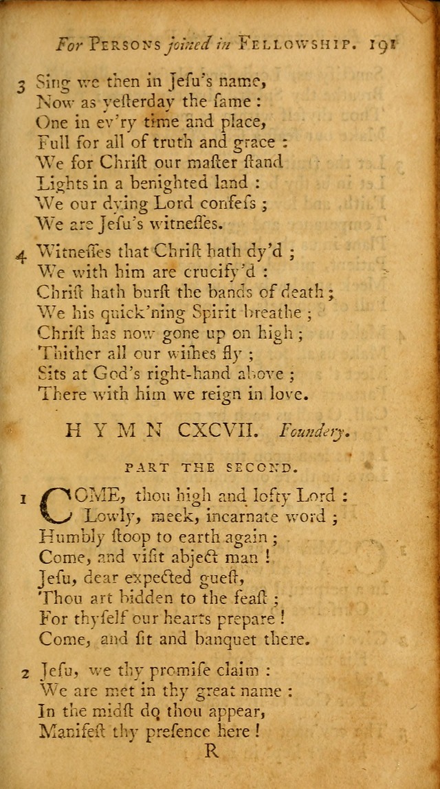 A Pocket Hymn-book: designed as a constant companion for the pious, collected from various authors (18th ed.) page 185