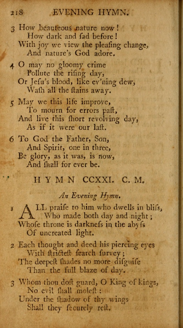 A Pocket Hymn-book: designed as a constant companion for the pious, collected from various authors (18th ed.) page 212