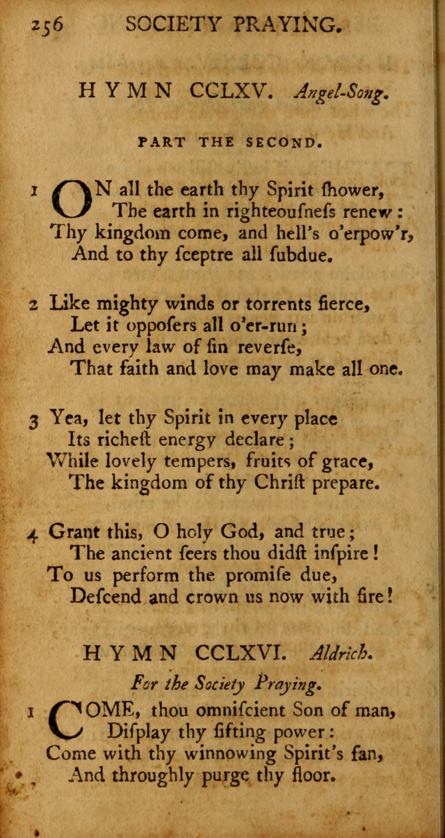 A Pocket Hymn-book: designed as a constant companion for the pious, collected from various authors (18th ed.) page 250