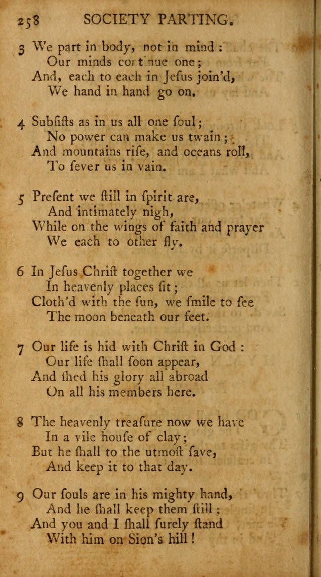 A Pocket Hymn-book: designed as a constant companion for the pious, collected from various authors (18th ed.) page 252