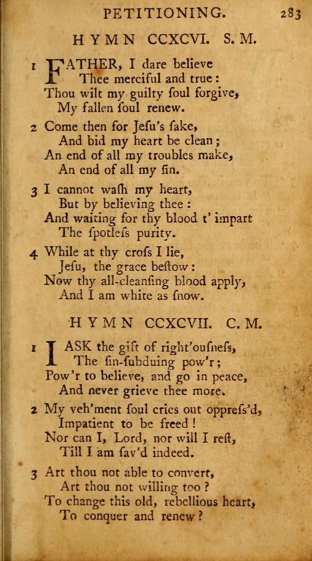 A Pocket Hymn-book: designed as a constant companion for the pious, collected from various authors (18th ed.) page 277