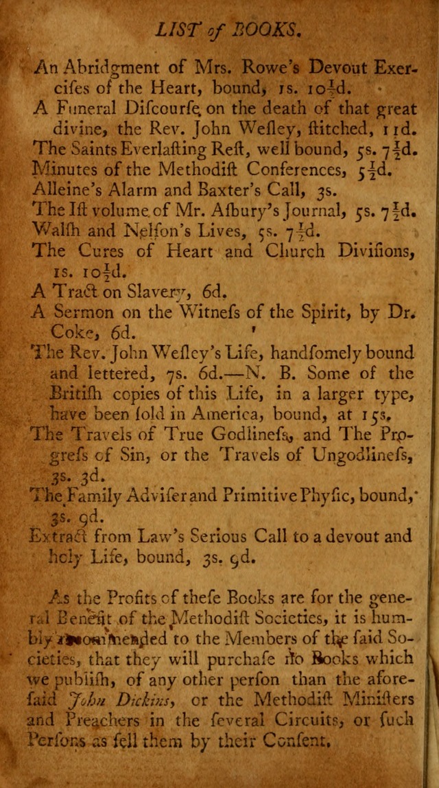 A Pocket Hymn-book: designed as a constant companion for the pious, collected from various authors (18th ed.) page 288