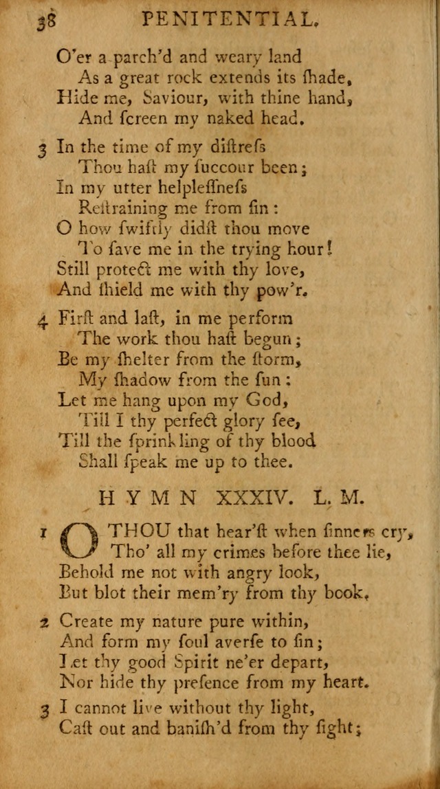 A Pocket Hymn-book: designed as a constant companion for the pious, collected from various authors (18th ed.) page 40