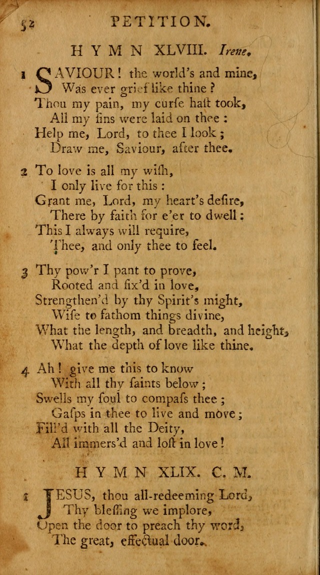 A Pocket Hymn-book: designed as a constant companion for the pious, collected from various authors (18th ed.) page 54