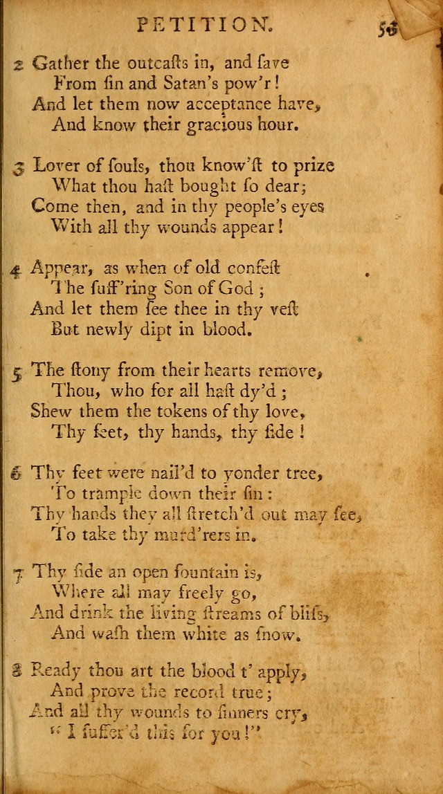 A Pocket Hymn-book: designed as a constant companion for the pious, collected from various authors (18th ed.) page 55