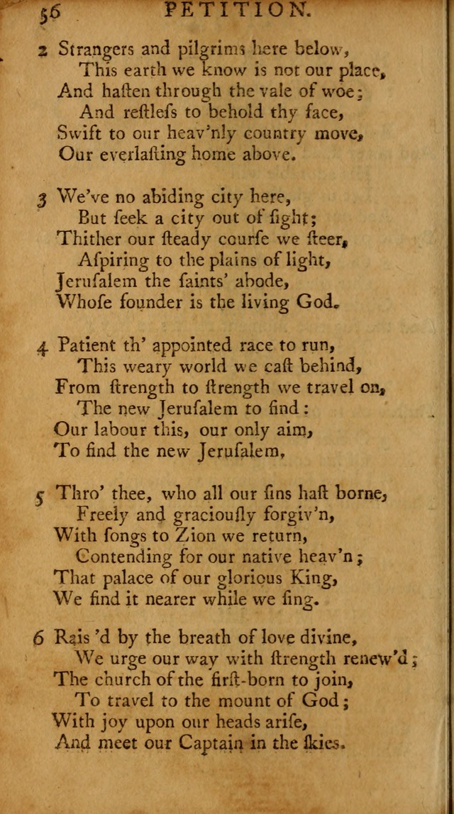 A Pocket Hymn-book: designed as a constant companion for the pious, collected from various authors (18th ed.) page 58