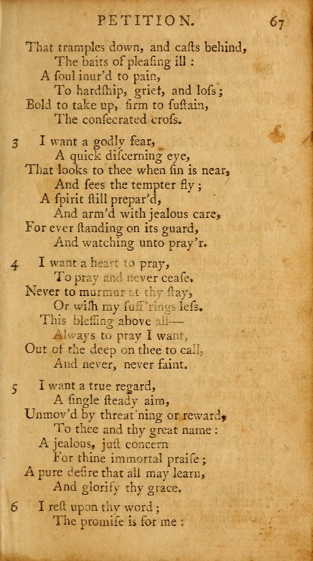 A Pocket Hymn-book: designed as a constant companion for the pious, collected from various authors (18th ed.) page 69