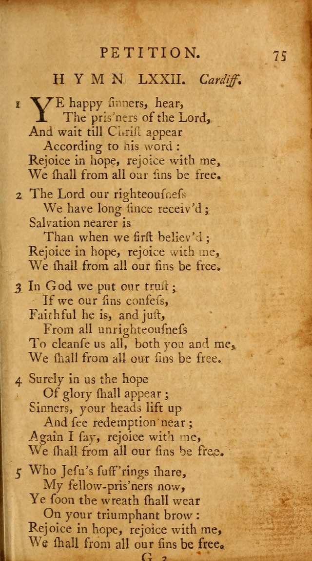 A Pocket Hymn-book: designed as a constant companion for the pious, collected from various authors (18th ed.) page 77