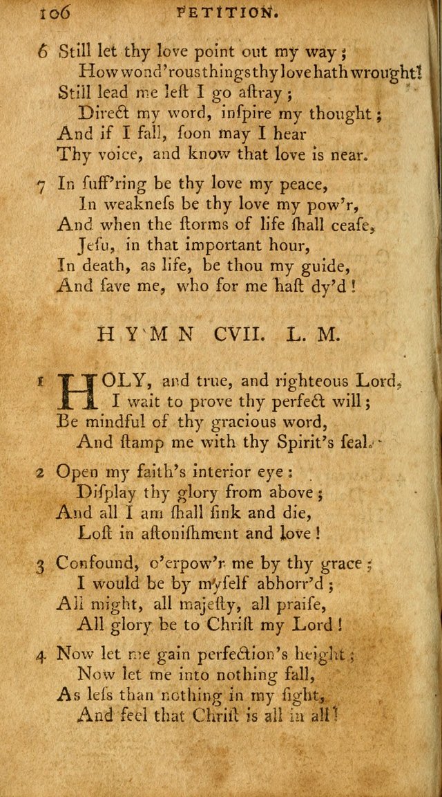 A Pocket Hymn-Book: designed as a constant companion for the pious: collected from various authors. (21st ed.) page 106