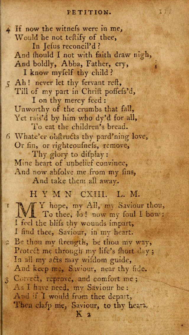 A Pocket Hymn-Book: designed as a constant companion for the pious: collected from various authors. (21st ed.) page 111